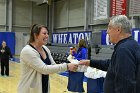 WBBall Final Four tribute  Wheaton College honored the 25th anniversary of the 1994-95 women’s basketball team that went to the NCAA final four during halftime ceremony of Wheaton’s game against Mount Holyoke College Saturday, January 18, 2020. - Photo By: KEITH NORDSTROM : Wheaton, basketball, NCAA, Final Four, 25th anniversary